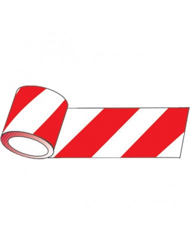BANDE  ADHESIVE REFLECHISSANTE 50MM GAUCHE CLASSE A 20M BICMA