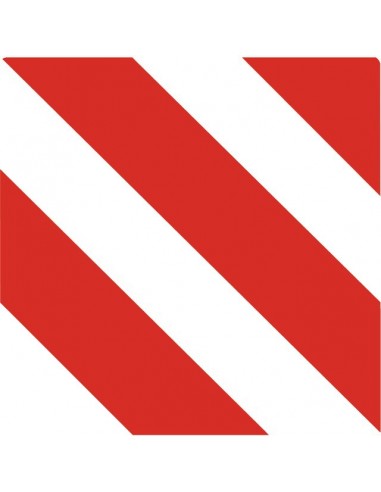 PLAQUE ALUMINIUM REFLECHISSANTE 423X423MM REVERSIBLE TPESC