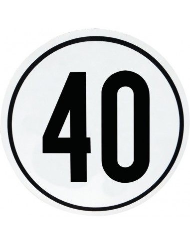 DISQUE ADHESIF 40 KM/H TYPE ALLEMAND