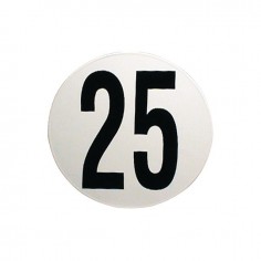 DISQUE ADHESIF PVC LIMITATION DE VITESSE 25 KM/H