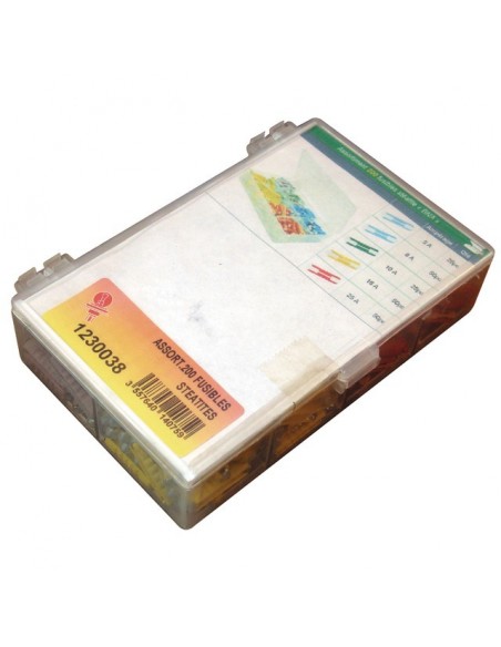 FUSIBLE STEATITE ASSORTIMENT COFFRET DE 200