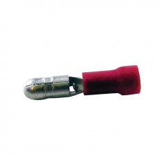 COSSE RONDE MALE ROUGE 4MM BOITE DE 100