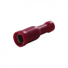 COSSE RONDE FEMELLE ROUGE 4MM BOITE DE 100