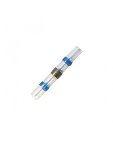 COSSE RACCORD BOUT A BOUT THERMORETRACTABLE A SOUDER BLEU BOITE DE 25