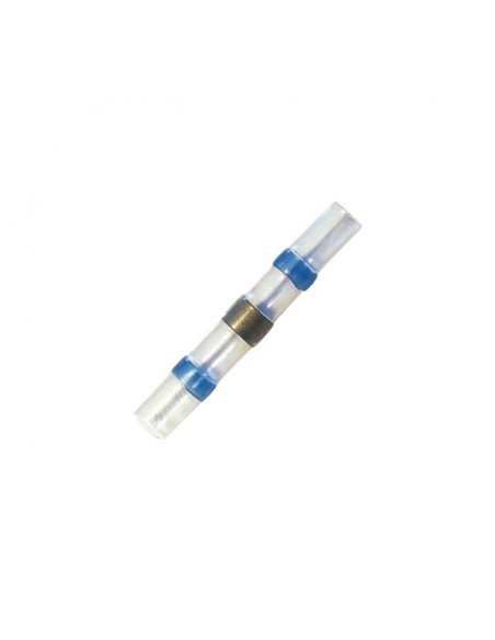 COSSE RACCORD BOUT A BOUT THERMORETRACTABLE A SOUDER BLEU BOITE DE 25