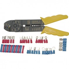 PINCE A SERTIR AVEC ASSORTIMENT DE 48 COSSES ISOLEES