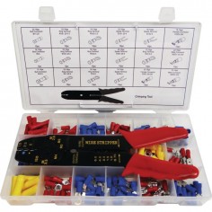 COSSES PRE-ISOLEES AVEC 1 PINCE A SERTIR COFFRET DE 175 TECHNI-POWER