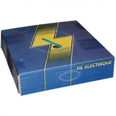 FIL MONOCONDUCTEUR VERT 1,5MM² DEVIDOIR BOITE DE 50M