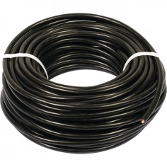 CABLE MULTICONDUCTEUR NOIR 2X1,5MM² ROULEAU DE 50M