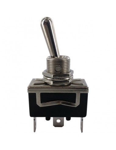 INTERRUPTEUR A LEVIER METAL 3 POSITIONS ON-OFF-ON