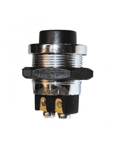 INTERRUPTEUR POUSSOIR METAL 12/24V