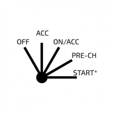 COMMUTATEUR DE DEMARRAGE A CLE TYPE MASSEY FERGUSON 2