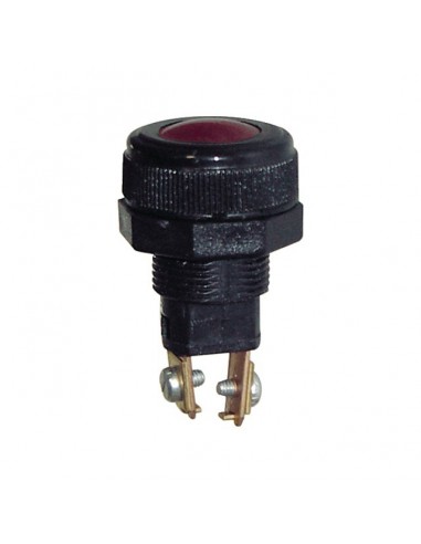 VOYANT LUMINEUX ROND ROUGE 18MM 12V