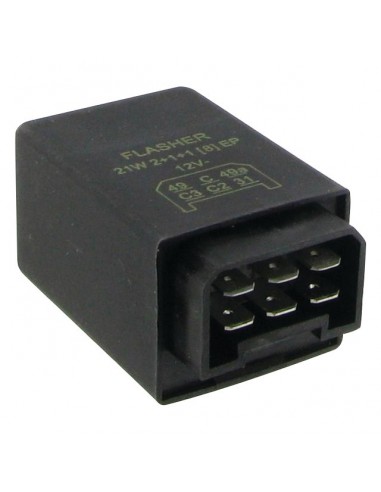 CENTRALE CLIGNOTANTE 12V 6 POLES DIN FLASHER