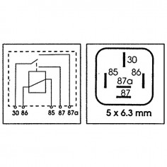RELAIS INVERSEUR 24V 10/20A 5 BORNES 2