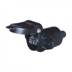 PRISE 3 PLOTS FEMELLE FIXATION 2 TROUS 3 PLOTS RONDS FEMELLES