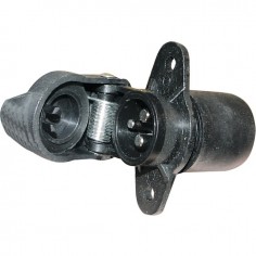 PRISE 3 PLOTS FEMELLE FIXATION 2 TROUS 3 PLOTS RONDS MALES