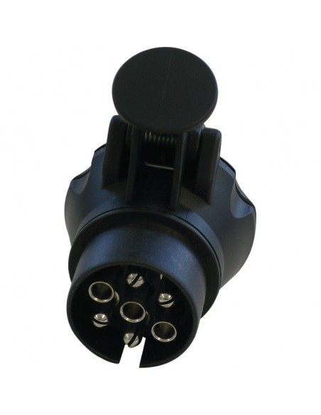 ADAPTATEUR COURT 7 PLOTS MALE 13 FEMELLE PLASTIQUE