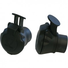 ADAPTATEUR COURT 7 PLOTS MALE 13 FEMELLE PLASTIQUE 2