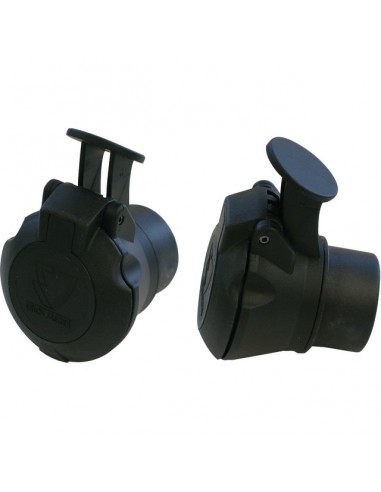 ADAPTATEUR COURT 7 PLOTS MALE 13 FEMELLE PLASTIQUE