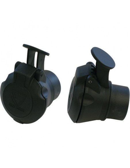 ADAPTATEUR COURT 7 PLOTS MALE 13 FEMELLE PLASTIQUE