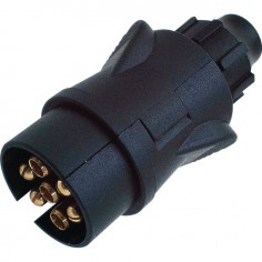 PRISE MALE 7 PLOTS PLASTIQUE CONTACT ENFICHABLE AJBA