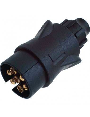 PRISE MALE 7 PLOTS PLASTIQUE CONTACT ENFICHABLE AJBA