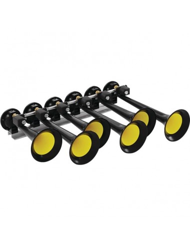 KLAXON 6 TROMPETTES 2.0 19 MELODIES 12/24V BASURI