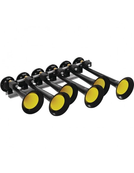 KLAXON 6 TROMPETTES 2.0 19 MELODIES 12/24V BASURI