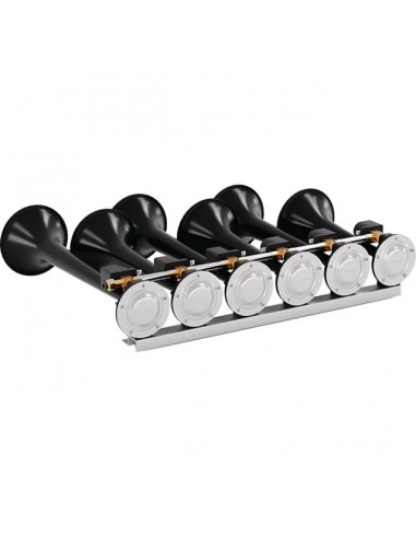 KLAXON 6 TROMPETTES 2.0 19 MELODIES 12/24V BASURI