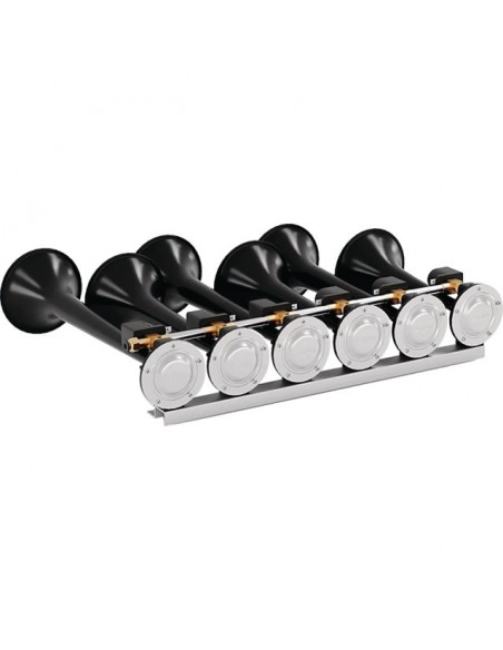 KLAXON 6 TROMPETTES 2.0 19 MELODIES 12/24V BASURI