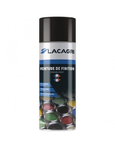 PEINTURE DE FINITION NOIR BRILLANT MASSEY FERGUSON AEROSOL 400ML LACAGRI