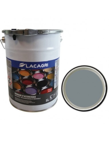 PEINTURE PRIMAIRE GRIS SEAU 5L LACAGRI