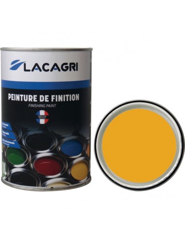 PEINTURE DE FINITION JAUNE CATERPILLAR POT 1L LACAGRI