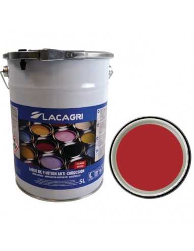 PEINTURE DE FINITION ROUGE MASSEY FERGUSON APRES 2009 SEAU 5L LACAGRI