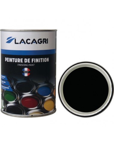 PEINTURE DE FINITION NOIR POT 1L LACAGRI