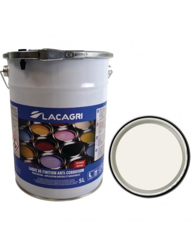 PEINTURE DE FINITION BLANC BRILLANT SEAU 5L LACAGRI