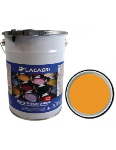 PEINTURE DE FINITION JAUNE ROLLAND SEAU 5L LACAGRI