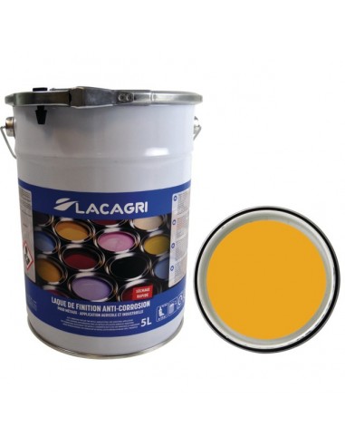 PEINTURE DE FINITION JAUNE CATERPILLAR SEAU 5L LACAGRI