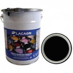 PEINTURE DE FINITION NOIR MAT POT DE 5L LACAGRI