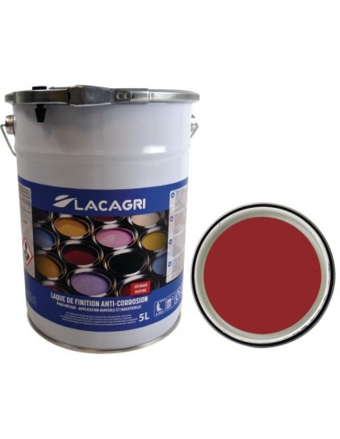 PEINTURE DE FINITION ROUGE CASE IH MS3 1992 - 1998 SEAU 5L LACAGRI