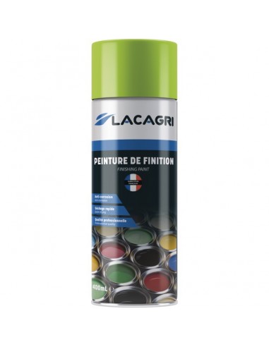 PEINTURE DE FINITION VERT MERLO AEROSOL 400ML LACAGRI