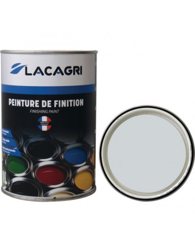 PEINTURE DE FINITION GRIS METAL JANTES MAC CORMICK  POT 1L LACAGRI