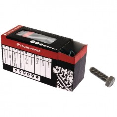 VIS TETE HEXAGONALE 6X16 BRUT 8.8 FILETAGE TOTAL TECHNI-POWER