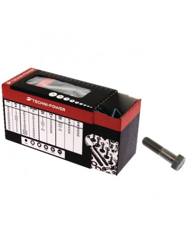VIS TETE HEXAGONALE 10X50 BRUT 8.8 FILETAGE PARTIEL TECHNI-POWER