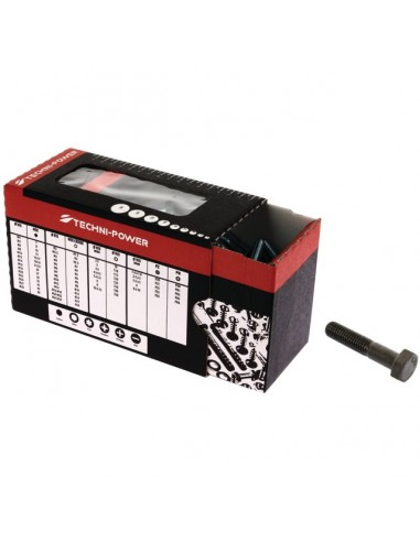 VIS TETE HEXAGONALE 6X50 BRUT 10.9 FILETAGE PARTIEL TECHNI-POWER