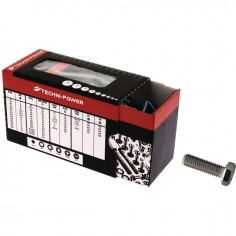VIS TETE HEXAGONALE 10X30 INOX A2 FILETAGE TOTAL TECHNI-POWER