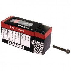 VIS CYLINDRIQUE HEXAGONALE CREUX 4X10 BRUT 12.9