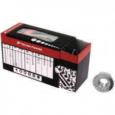 ECROU A EMBASE CRANTEE 12 MM ZINGUE 8.8