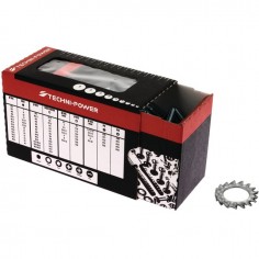 RONDELLE EVENTAIL POUR VIS 6 MM ZINGUE